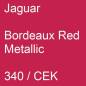 Preview: Jaguar, Bordeaux Red Metallic, 340 / CEK.